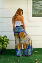 Celestial Mandala Palazzo Wrap Pants