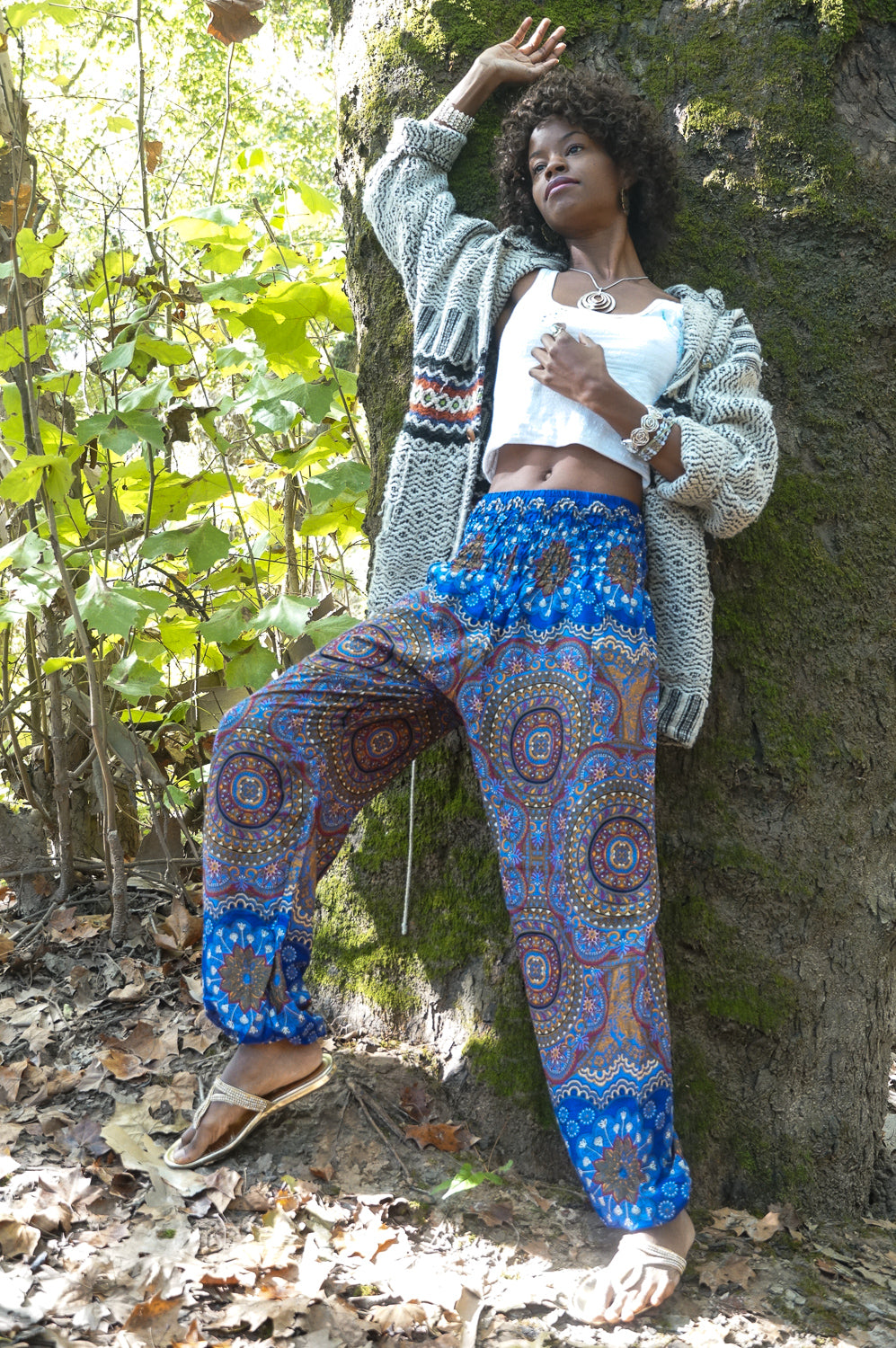 Desert Sunset Mandala Flow Pants