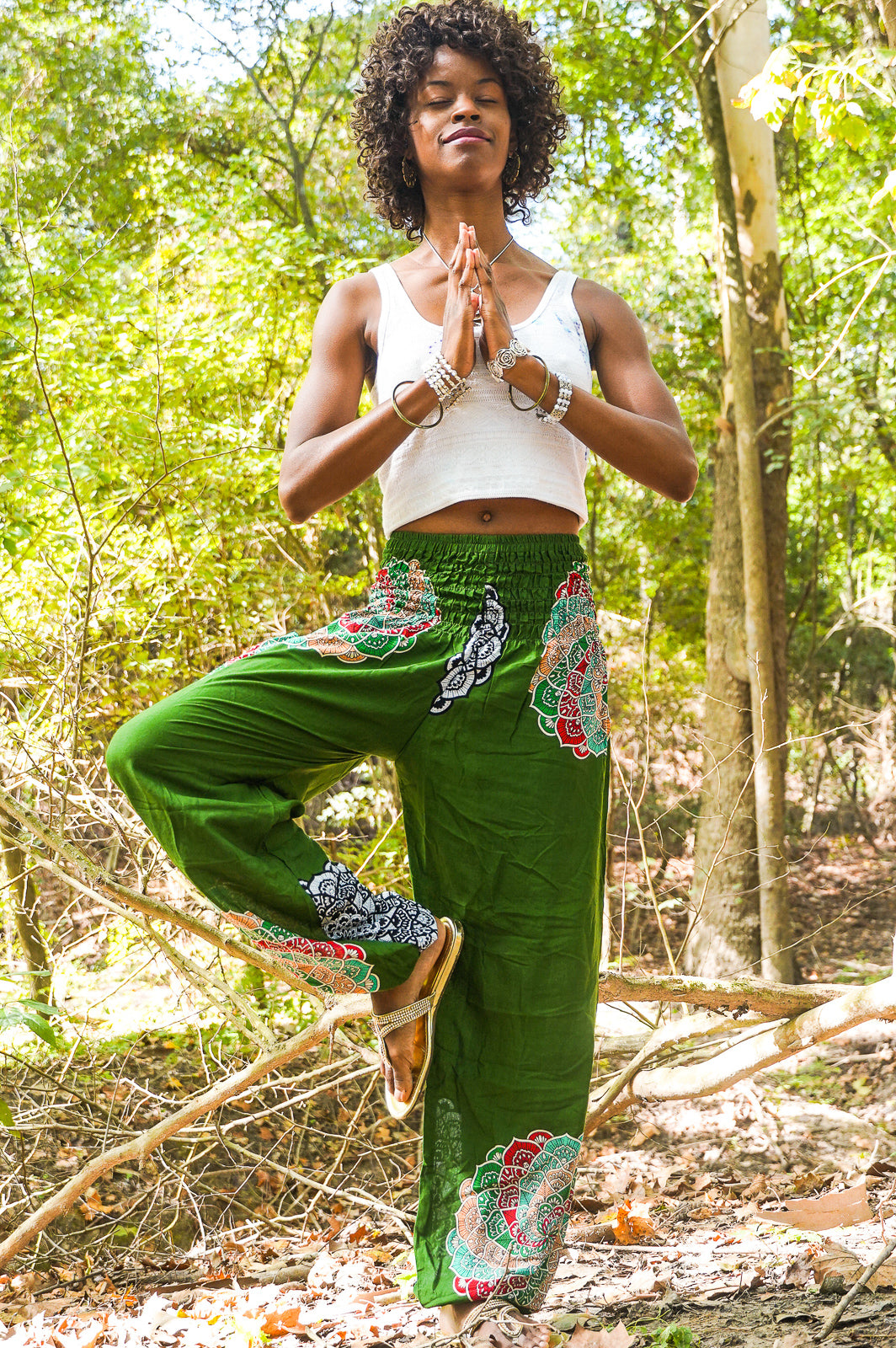 Jade Lotus Flow Pants