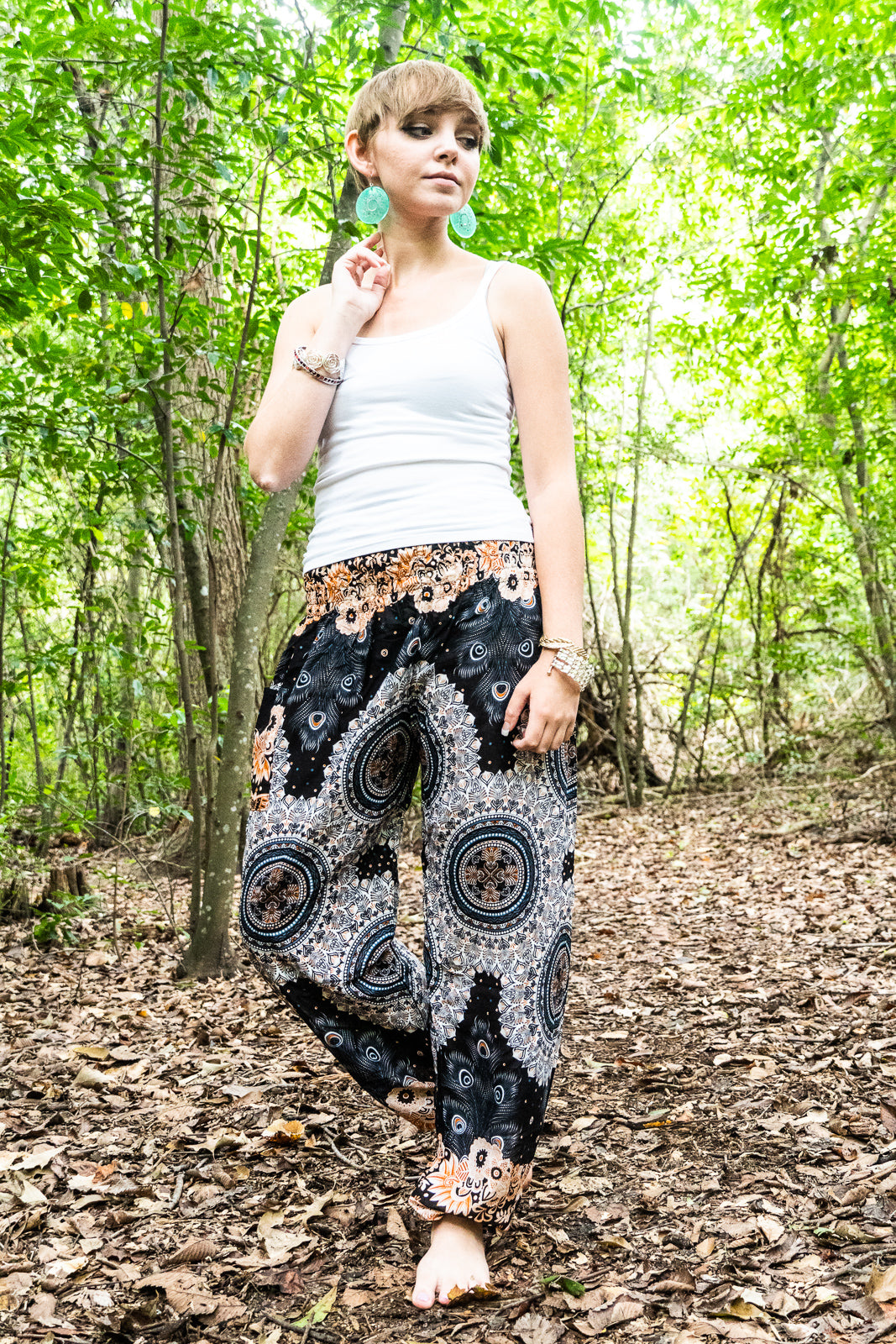 Golden Night Flow Pants