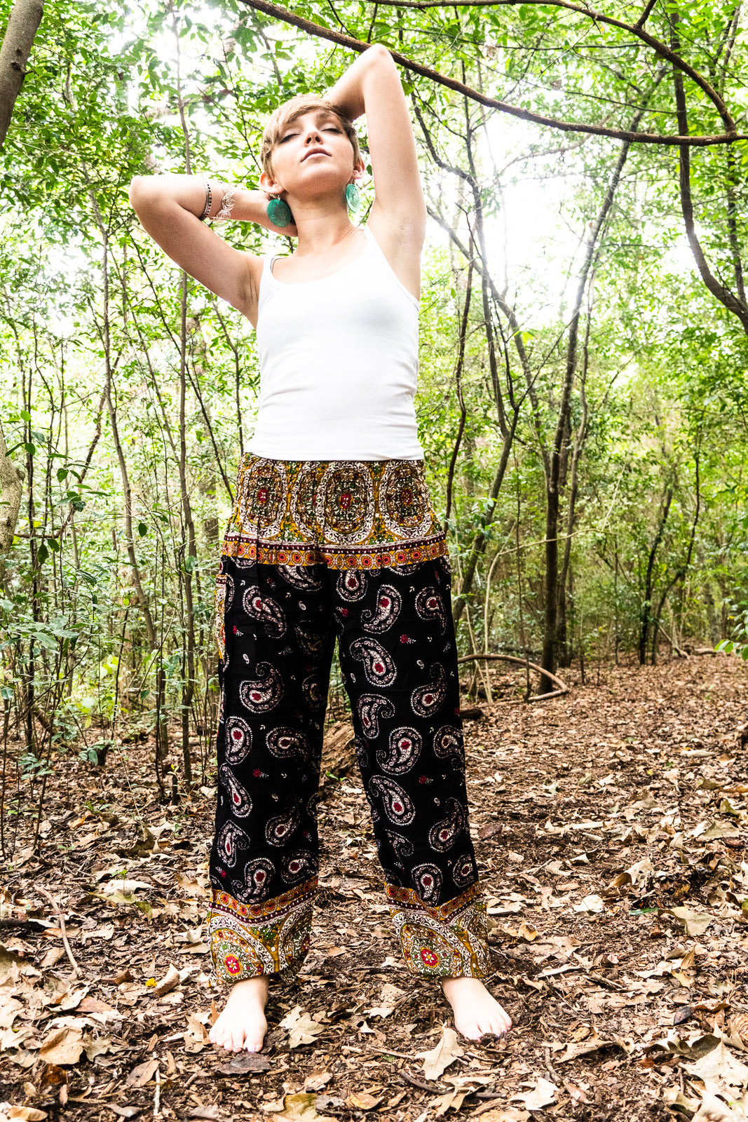 Classic Paisley Flow Pants