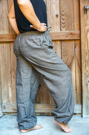 Solid Green Cotton Pants
