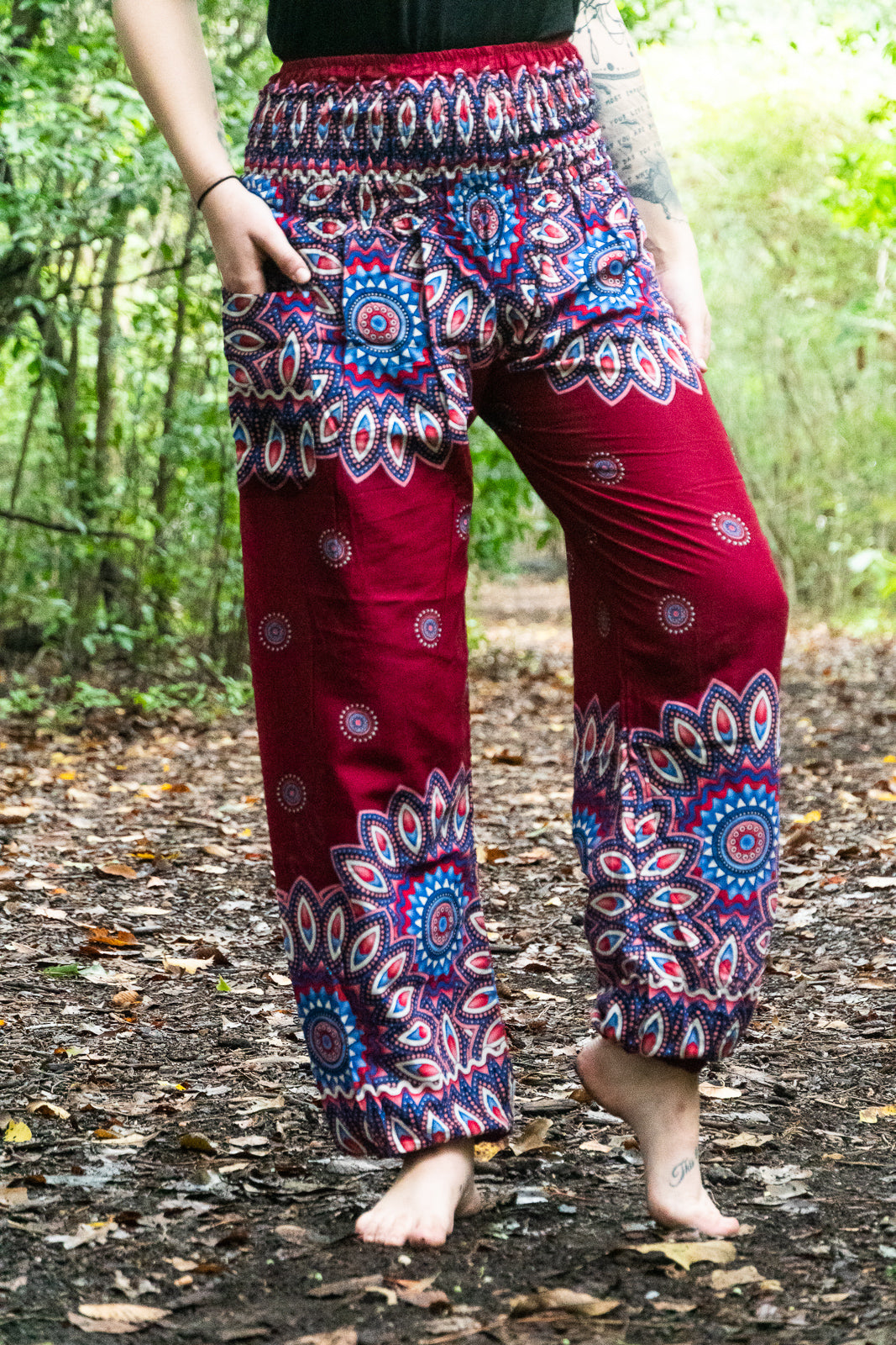 Ruby Sunrise Mandala Flow Pants