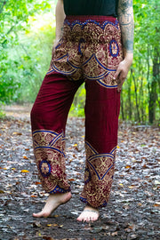Brown Luna Mandala Harem Pants
