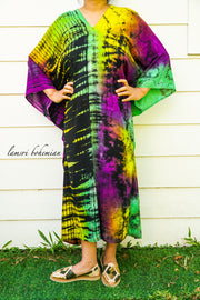 Shibori Tie Dye Kaftan