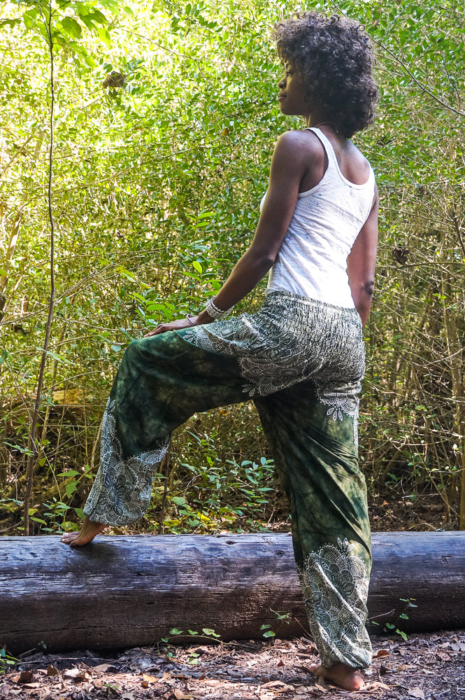 Forest Moon Mandala Flow Pants