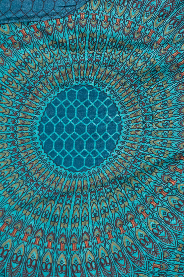 Ocean Sunset Mandala Plus Size Harem Pants