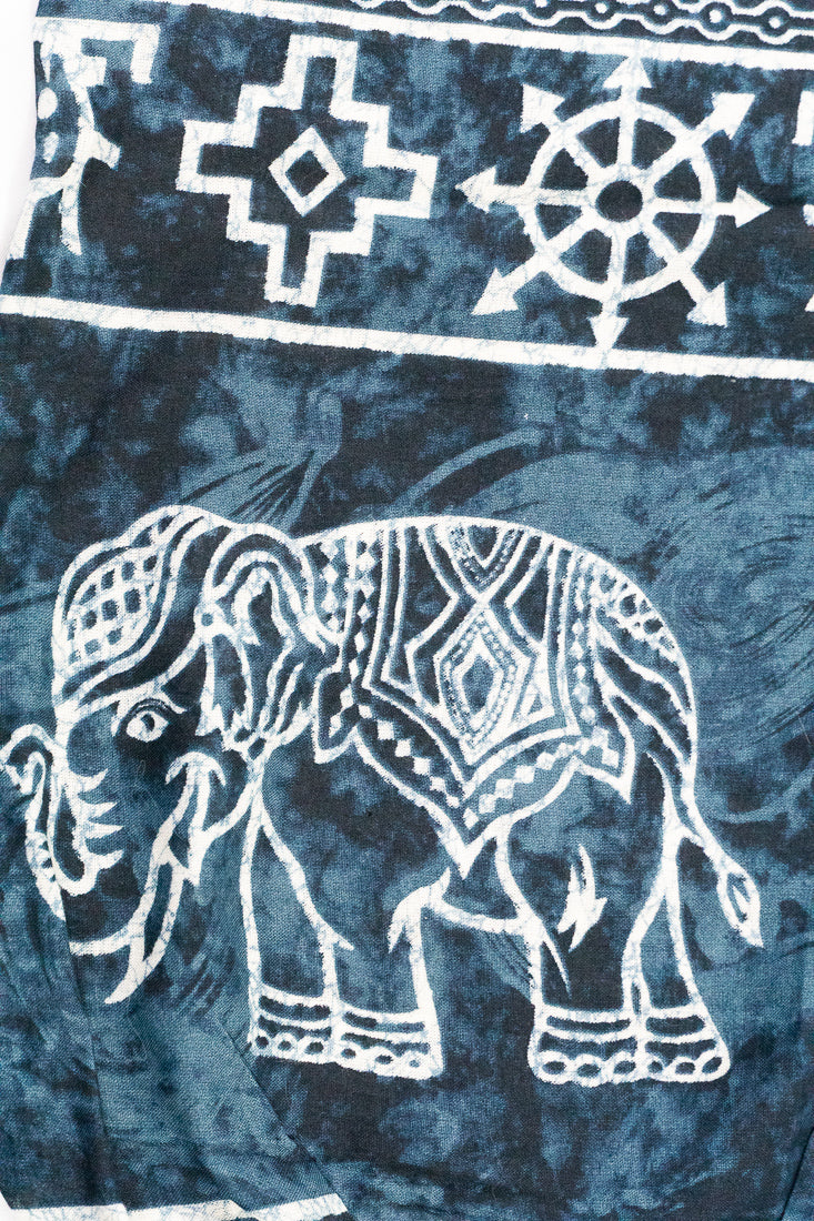 Bodhi Aegean Marble Elephant Plus Size Harem Pants