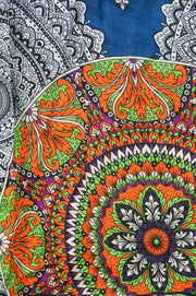 Teal Star Mandala Harem Pants