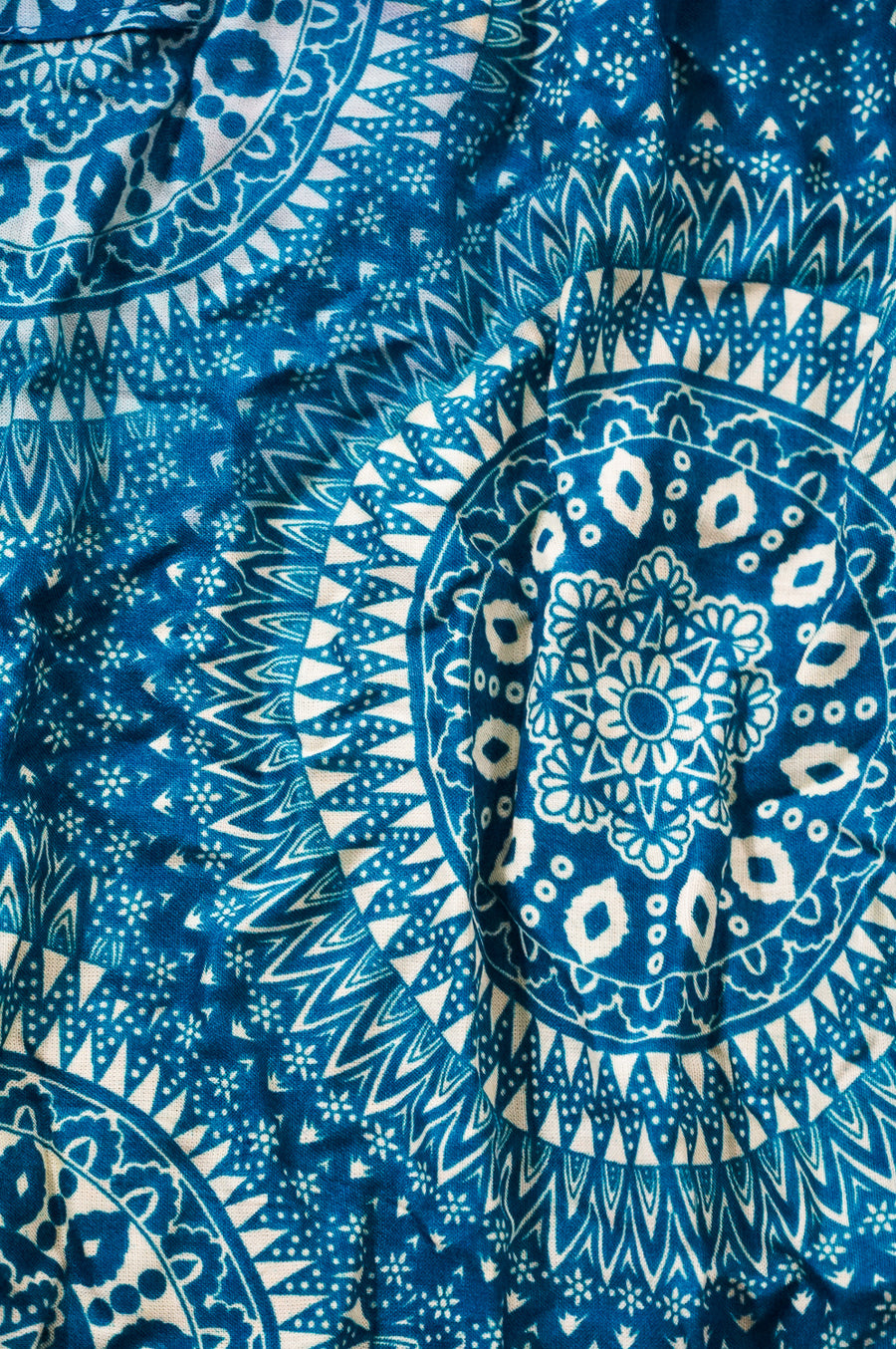 Ocean Blossom Mandala Harem Pants