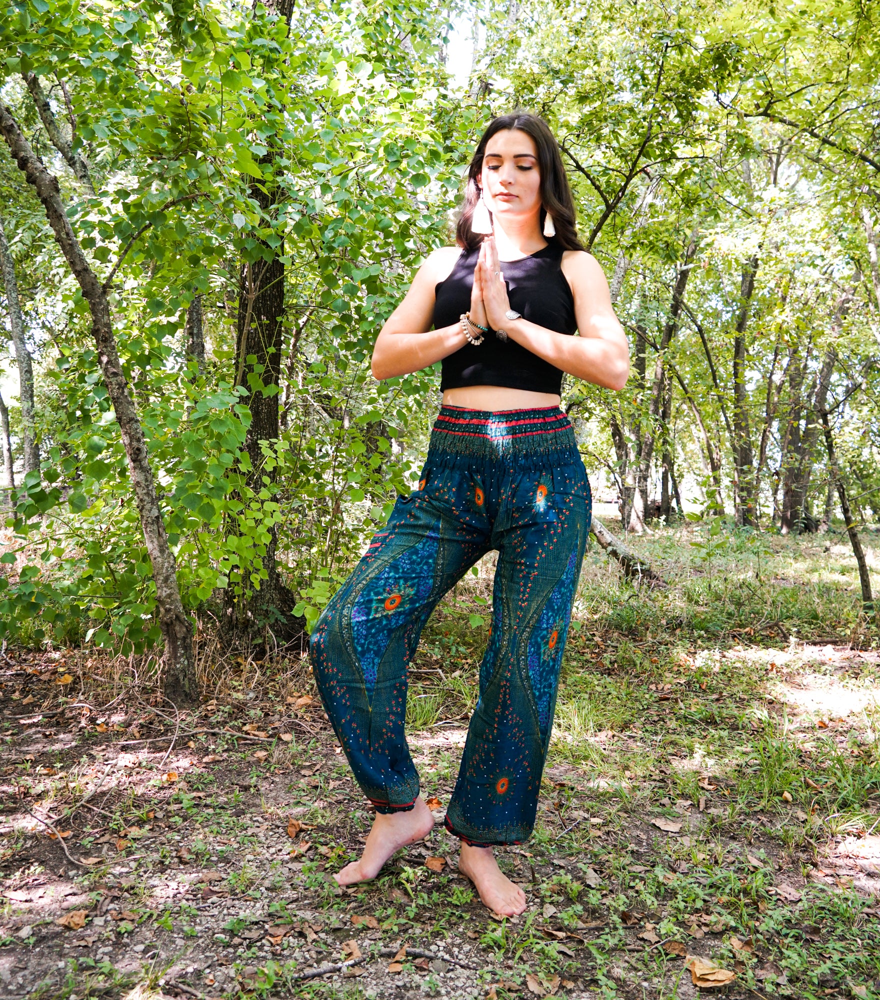 Emerald Sunburst Flow Pants
